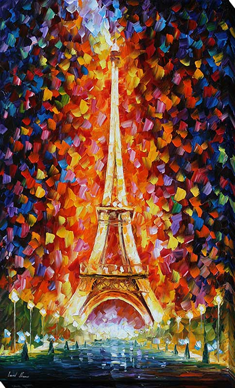 Eiffel Tower, Paris - Framed Canvas Art