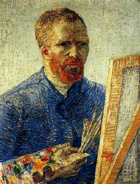 Self Portrait of Vincent Van Gogh