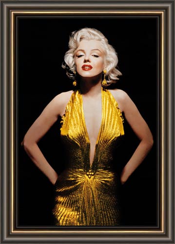 marilyn monroe gold dresses