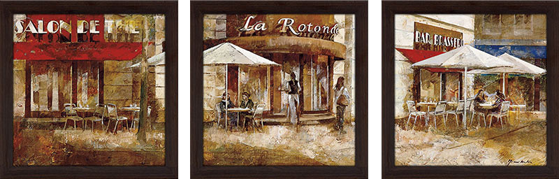 La Rotonde - Framed Canvas Art