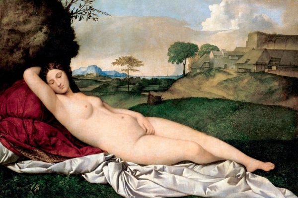 Giorgione Sleeping Venus Painting Print