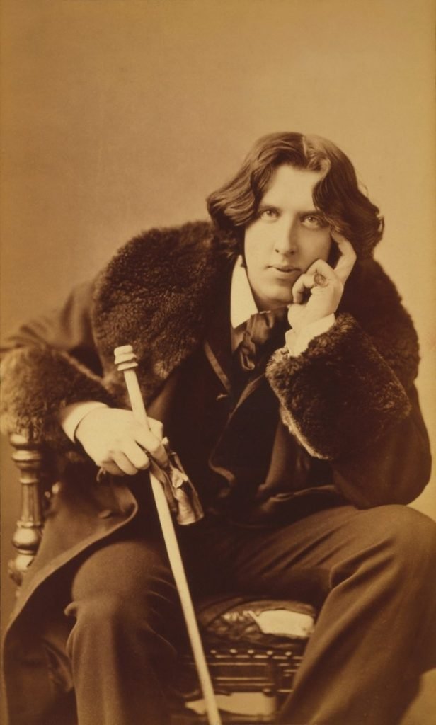 Oscar Wilde Portrait Print - Framed Canvas Art