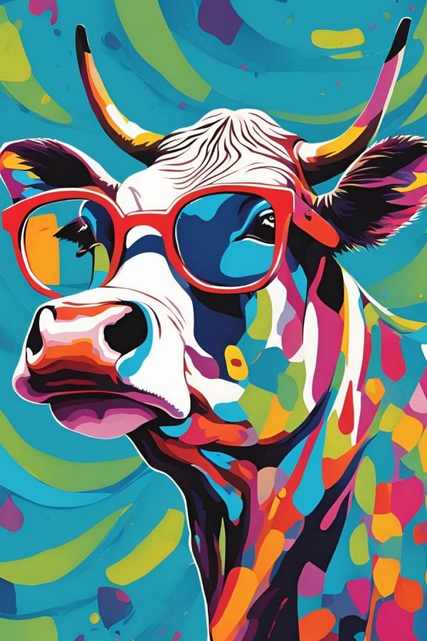Pop Art Cow