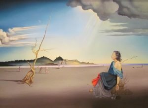 Portrait of Enid Haldorn Print Salvador Dali