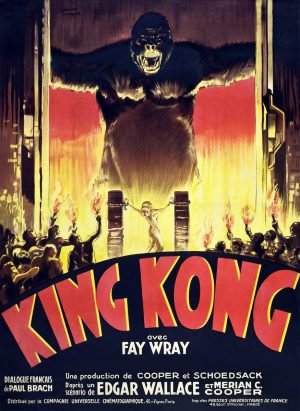 Vintage King Kong Movie Poster 1933