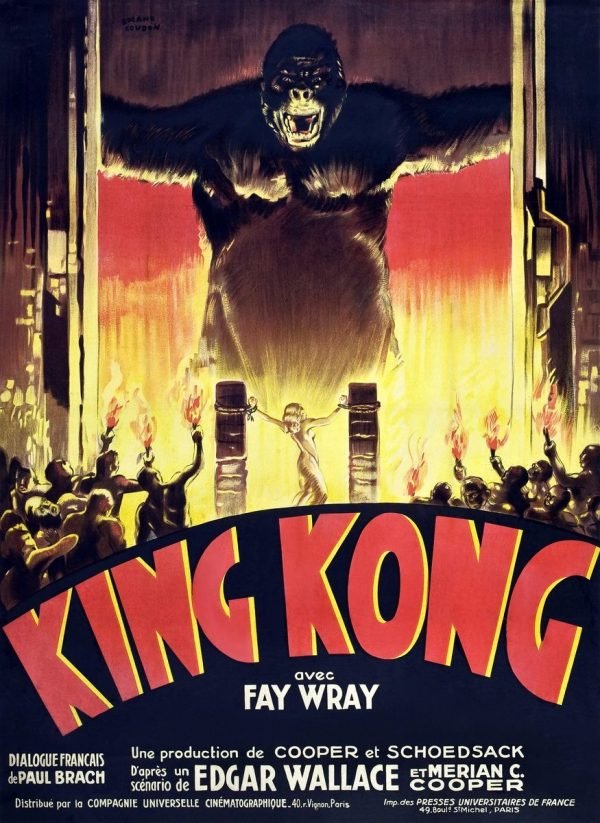 Vintage King Kong Movie Poster 1933