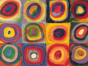 Color Study Squares with Concentric Circles Wassily Kandinsky Poster and Canvas print