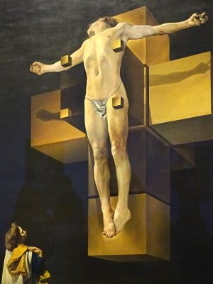 Crucifixion (Corpus Hypercubus) Salvador Dali