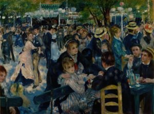 Dance at Le Moulin de la Galette Pierre Auguste Renoir