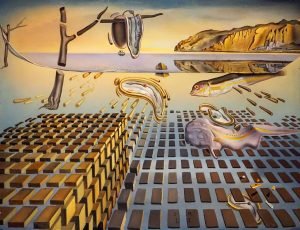 Disintegration of the Persistence of Memory Salvador Dali canvas wall art and poster print