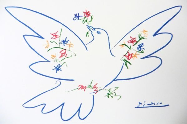 Dove of Peace Pablo Picasso Art Poster and canvas print