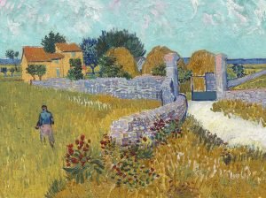 Farmhouse in Provence Print Vincent van Gogh canvas art and framed poster