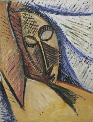 Head of a Sleeping Woman Pablo Picasso