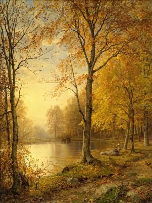Indian Summer William Trost Richards painting canvas wall art and poster prints