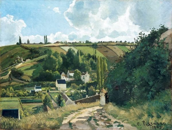 Jalais Hill Pontoise Print Camille Pissarro