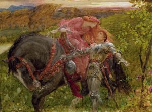 La Belle Dame sans Merci Frank Dicksee poster and canvas print