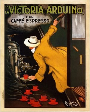 La Victoria Arduino Espresso Poster Leonetto Cappiello