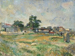 Landscape near Paris Paul Cezanne
