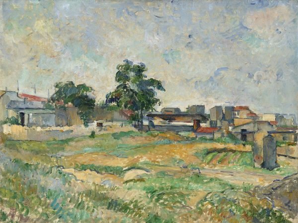 Landscape near Paris Paul Cezanne