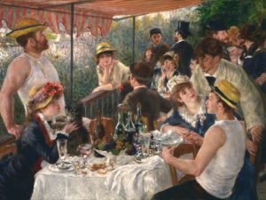 Luncheon of the Boating Party Print Pierre Auguste Renoir