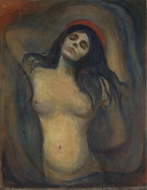 Madonna Edvard Munch poster and canvas print