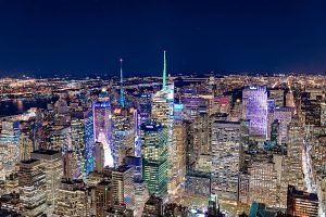 New York City Skyline Cityscape Poster