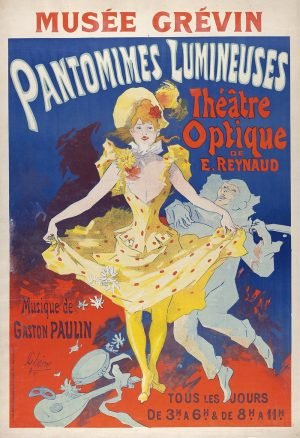 Pantomimes Lumineuses Musee Grevin (1892) Jules Chéret Poster
