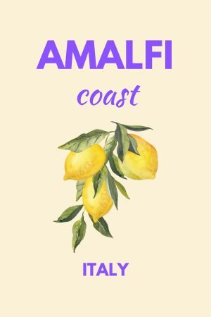 Preppy Amalfi Poster