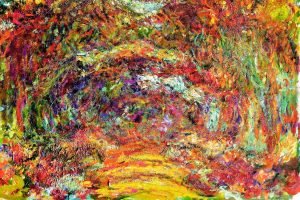 Rose Path Claude Monet