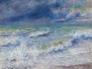 Seascape Print Pierre Auguste Renoir framed canvas and poster wall art