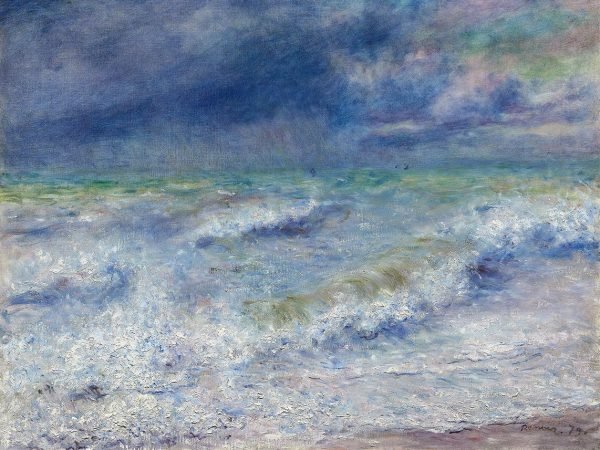 Seascape Print Pierre Auguste Renoir framed canvas and poster wall art