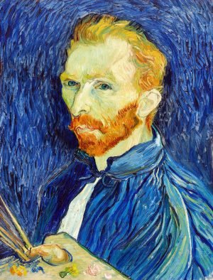 Self-Portrait (1889) Vincent Van Gogh art print