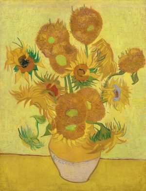 Sunflowers Vincent van Gogh poster and framed canvas art prints