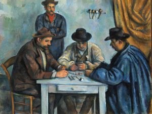 The Card Players Paul Cezanne Canvas wall art and poster prints