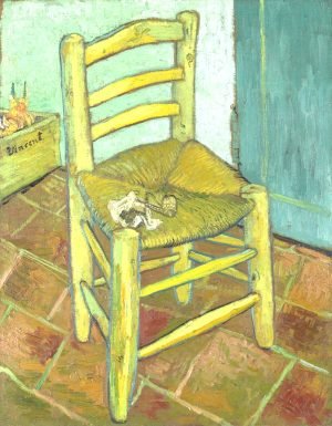 the chair and pipe vincent van gogh