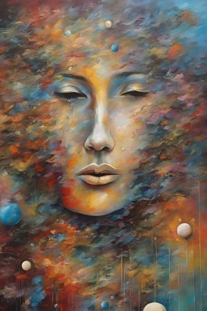 The Evidence of Our Thoughts abstract art painting