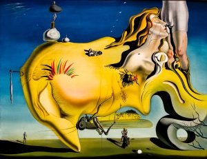 The Great Masturbator Salvador Dali Canvas and poster art print