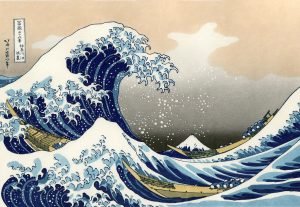 Japanese woodblock Katsushika Hokusai The Great Wave off Kanagawa (Tsunami) Poster print and canvas wall art