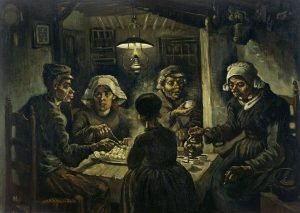 The Potato Eaters print Vincent Van Gogh poster amd canvas art