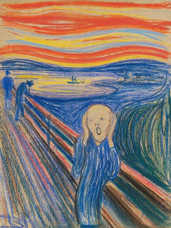The Scream Edvard Munch poster and canvas print