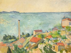 The Sea at L Estaque Paul Cezanne