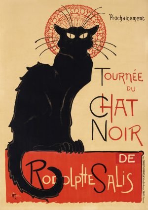 Tournée du Chat Noir (black cat)