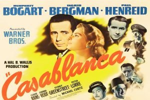 Vintage Casablanca Movie Poster