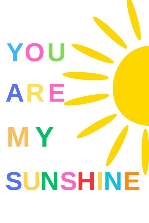 You Are My Sunshine Nursery Wall Art