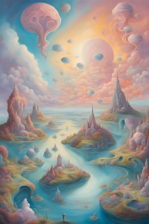 Dreamscape art print framed poster and canvases