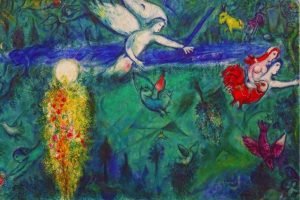 Adam and Eve Expelled from Paradise Marc Chagall