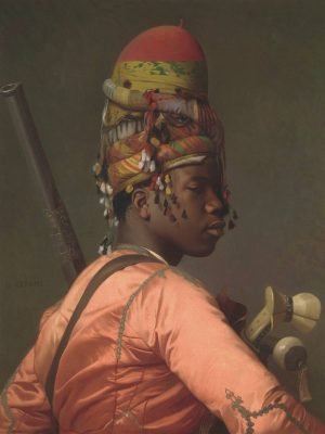 Bashi-Bazouk painting Jean-Léon Gérôme framed poster and canvas art print
