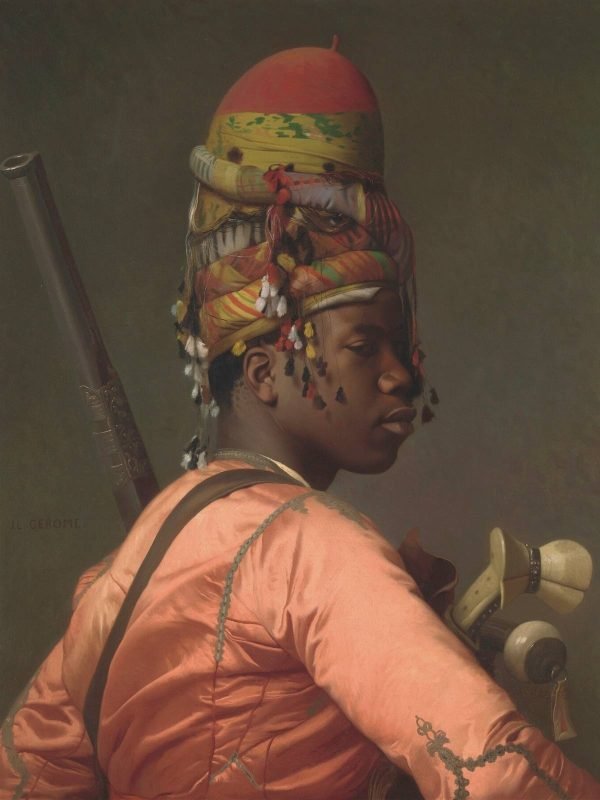 Bashi-Bazouk painting Jean-Léon Gérôme framed poster and canvas art print