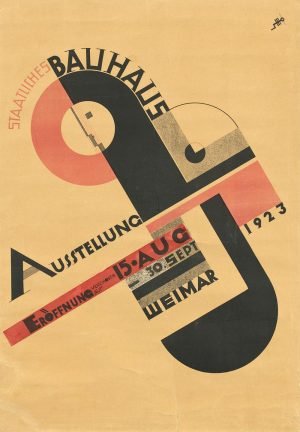 Bauhaus Exhibition Poster 1923 Joost Schmidt