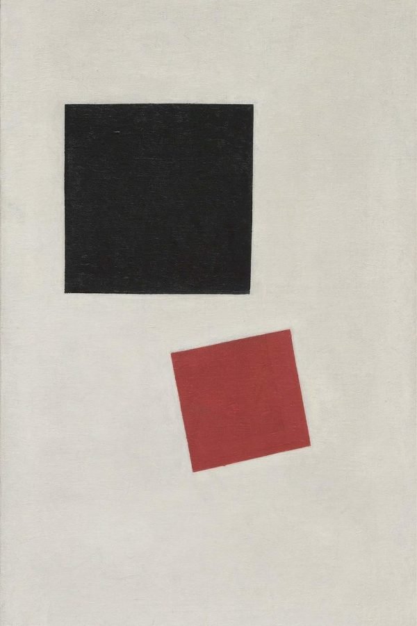 Black Square and Red Square Print Kazimir Malevich Poster and Canvas art